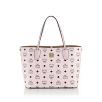 MCM Shopper Project Visetos Small Coated Canvas Tote