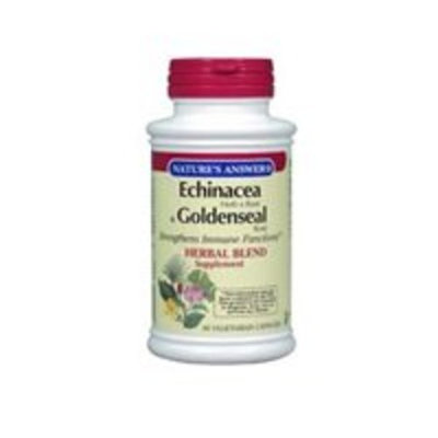 NATURE'S ANSWER, Echinacea-Goldenseal - 180 vegicaps