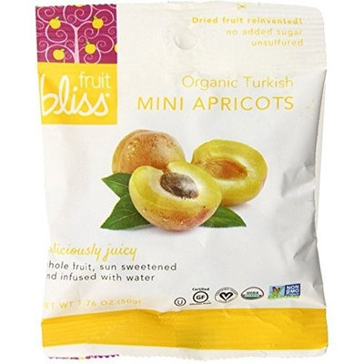 Fruit Bliss DRIED APRICOTS, OG1, MINI, (Pack of 12)