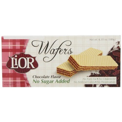 LiOR Sugar-Free Chocolate Wafers, 6.35-oz Boxes (Pack of 12)