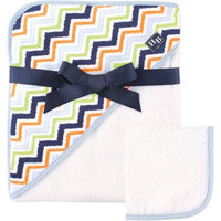 Baby Vision Hudson Baby Print Hooded Towel - Chevron