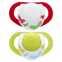 Chicco NaturalFit 2pk 4M+ Deco Orthondonic Pacifier - Neutral