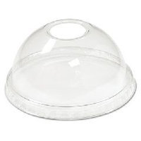 Boardwalk Cup Lids Clear Dome Lid for 5 oz Sundae & 9-20 oz Cups