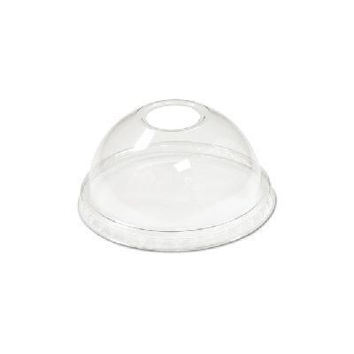 Boardwalk Cup Lids Clear Dome Lid for 5 oz Sundae & 9-20 oz Cups
