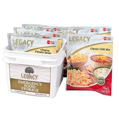 Legacy Premium Food Storage Seventy Two (72) Hour Gluten Free Emergency Food Storage Supply Kit