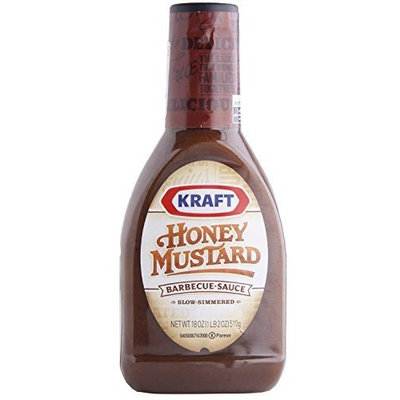 Kraft Brand Sauces and Marinades Kraft Honey Mustard Barbecue Sauce, 18 Ounce Bottle