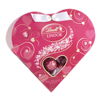 Lindt Lindor Valentine Milk and White Milk Chocolate Truffles