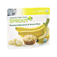 Sprout Roasted Bananas & Brown Rice Organic Baby Food