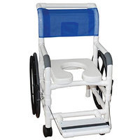 MJM International 131-18-24W-BAR Bariatric Self Propelled Aquatic & Rehab Transport Chair 18 in.