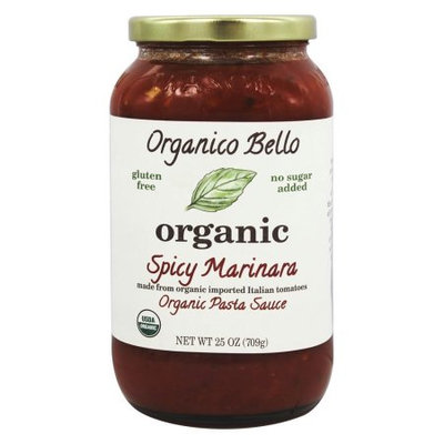 Organico Bello Organic Pasta Sauce Spicy Marinara 25 oz