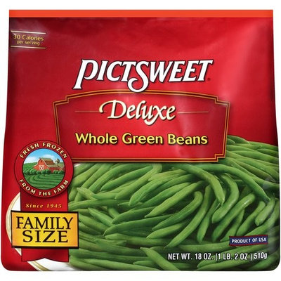 Pictsweet Deluxe Whole Green Beans, 18 oz