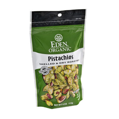 Eden Organic Shelled & Dry Roasted Pistachios