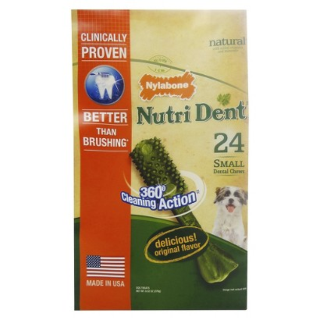 Nylabone Nutri Dent Edible Dental Chew - 24ct.
