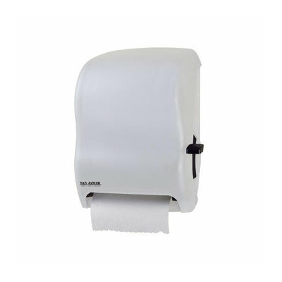 San Jamar Lever Roll Towel Dispenser without Transfer Mechanism in White
