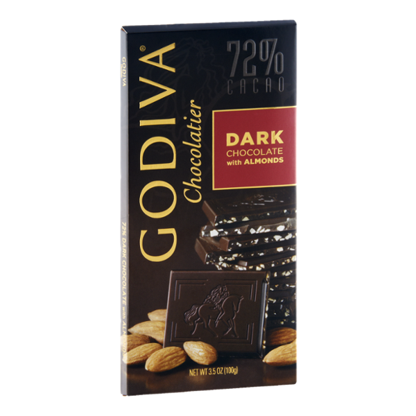 Godiva Chocolatier Dark Chocolate with Almonds