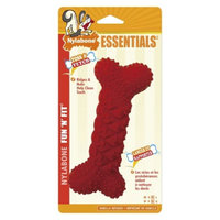 Braided Red Rubber Nylabone Medium Bone