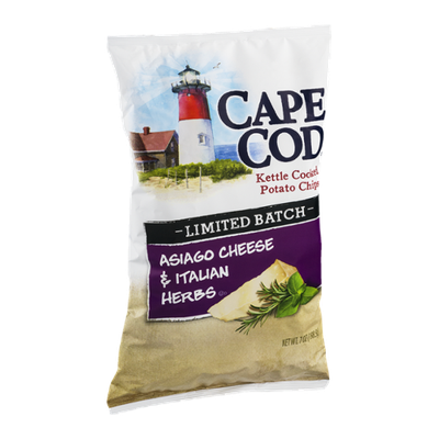 Cape Cod Kettle Cooked Potato Chips Asiago Cheese & Italian Herbs