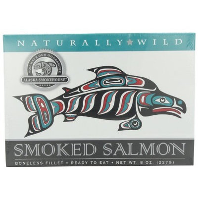 Alaska Smokehouse Smoked Salmon Fillet, 8-Ounce Gift Boxes (Pack of 2)