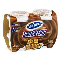 YoCrunch with Snickers Vanilla Lowfat Yogurt