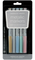 American Crafts Medium Point Metallic Markers - 5-pack