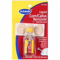 Dr. Scholl's Dr Scholl's: Salicylic Acid 3 Cushions 1 Liquid Remover Corn/Callus Remover