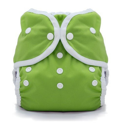 Thirsties Duo Wrap Snap, Meadow, Size Two (18-40 lbs)