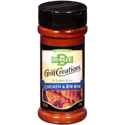 Durkee Grill Creations Chicken & Rib Rub Seasoning, 6.25 Oz