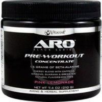 ARO-Vitacost Black Series Pre-Workout Concentrate Pink Lemonade -- 7.4 oz (210 g)