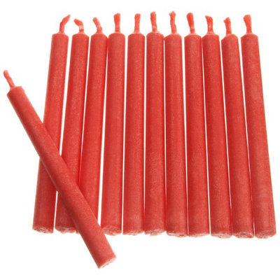 Wilton RED COLOR FLAME CANDLES Birthday Party Cake Fun