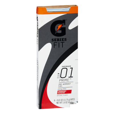 Gatorade G Series Fit 01 Prime Cranberry Pistachio Energy Bites