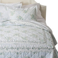 Simply Shabby Chic Wallpaper Ikat Quilt - Blue (Twin)