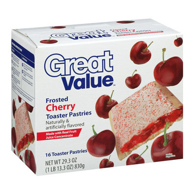 Great Value Frosted Cherry Toaster Pastries