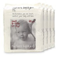 Nature Boy & Girl Disposable Diapers, Extra Large (30 lbs +) 120 ea