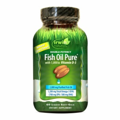 Irwin Naturals Double-Potency Fish Oil with Vitamin D3