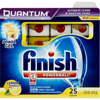 Finish Powerball Lemon Sparkle Automatic Dishwasher Detergent Capsules