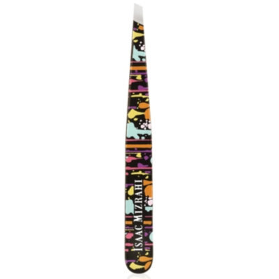 Tweezerman Isaac Mizrahi Designer Series Slant Tweezer, Splatter Paint, 1 ea