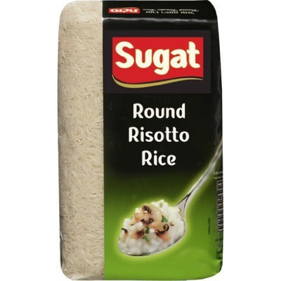 Sugat Round Risotto Rice (Kosher for Passover), 2-Pound Packages (Pack of 6)