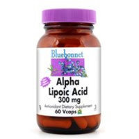 Blue Bonnet BlueBonnet Alpha Lipoic Acid Vegetarian Capsules, 300 mg, 60 Count