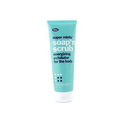 Bliss Super Minty Soap'n Scrub Energizing Exfoliating For The Body - 236ml/8oz