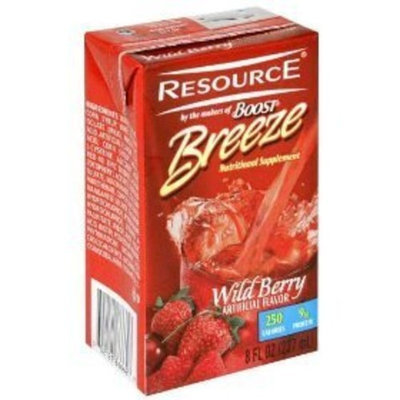 Nestlé Nutrition Resource Breeze Wild Berry Brikpaks 27 X 8oz Case