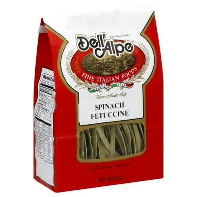 Dell' Alpe Spinach Fettuccine, 8-Ounce (Pack of 6)