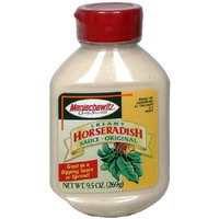 MANISCHEWITZ Creamy Horseradish Sauce - Original, 9.25-Ounce Bottles (Pack of 9)