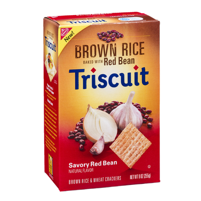 Nabisco Triscuit - Crackers - Brown Rice Baked with Red Bean Wheat Savory Red Bean