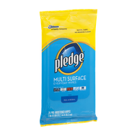 Pledge Pre-Moistened Everyday Wipes Multi Surface - 25 CT
