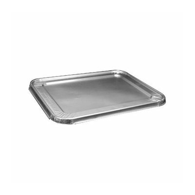 HANDI-FOIL 1'' Steam Table Pan Foil Lid 100/Pack Fits Half-Size Pan