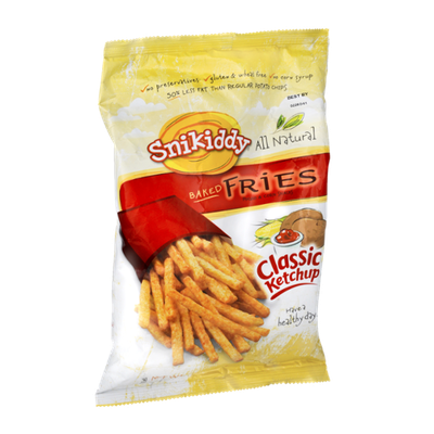 Snikiddy All Natural Classic Ketchup Baked Fries