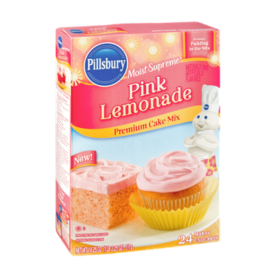 Pillsbury Moist Supreme Pink Lemonade Flavored Premium Cake Mix