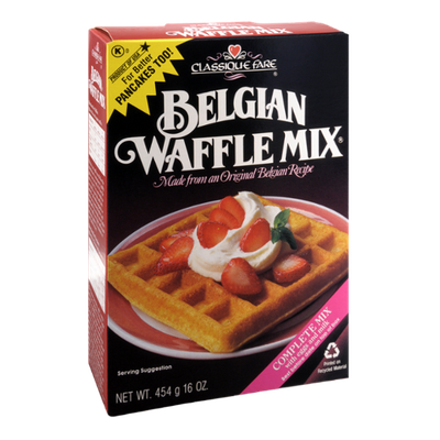 Classique Fare Belgian Waffle Mix
