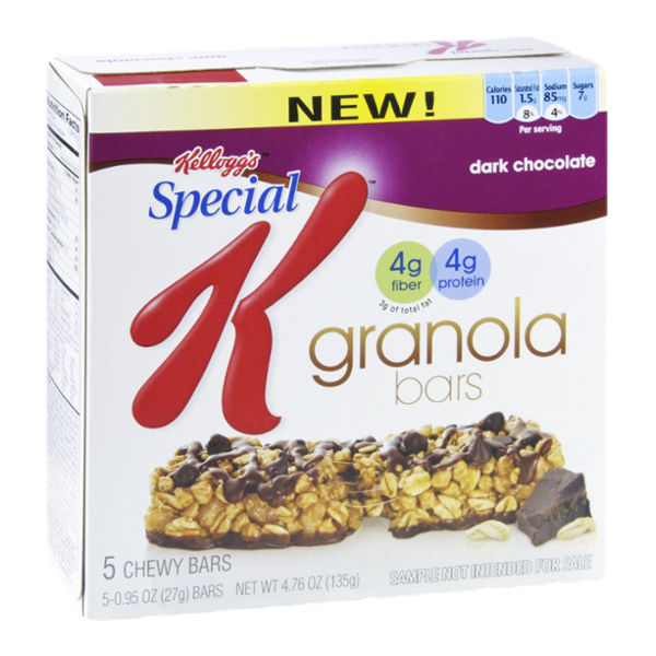 Special K® Kellogg's Dark Chocolate Granola Bars Reviews 2019