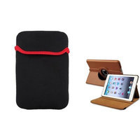 Insten iPad Mini 3/2/1 Case, by INSTEN Brown 360 Leather Case Cover+Sleeve Pouch for iPad Mini 3 2 1